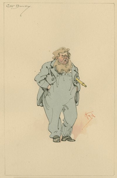 Captain Jack Bunsby, um 1920er von Joseph Clayton Clarke